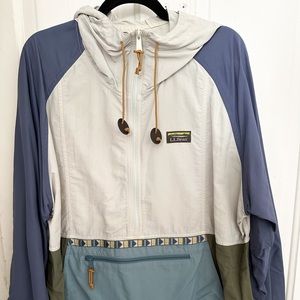 LL Bean Women's Mountain Classic Anorak Jacket 2XL Plus